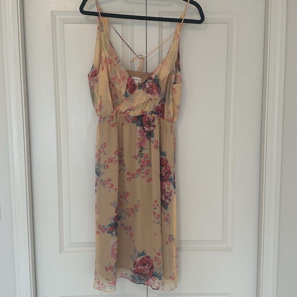 Anthropologie Meadow Rue size 6 NWOT Floral Silk Dress - Picture 2 of 12